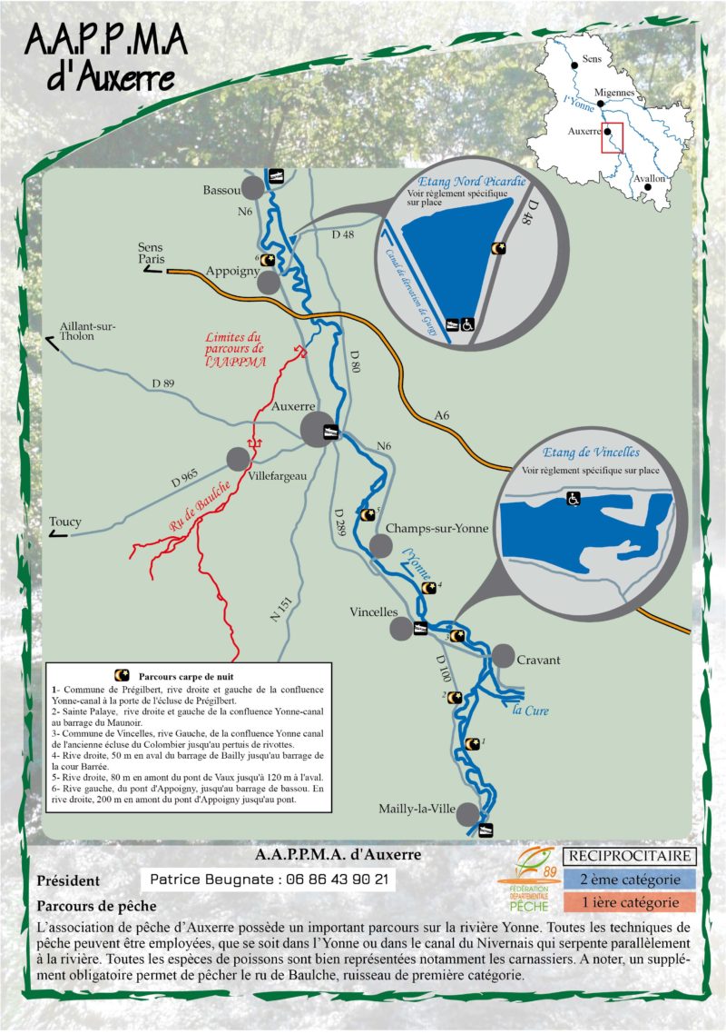 Liste Des étang Fédéral Du Nord 2022